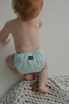 'Azure' Modern Cloth Nappy By Pēpi Collection, 7 of 12