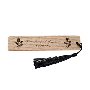 The Highlands 'From The Land Of Stories, Scotland' Oak Bookmark | Reading Accessory, 2 of 2
