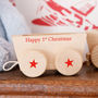 Personalised 1st Christmas Wooden Train Set, thumbnail 5 of 6