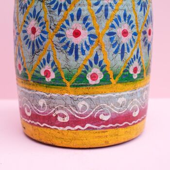 Indian Wooden Pot, 6 of 12