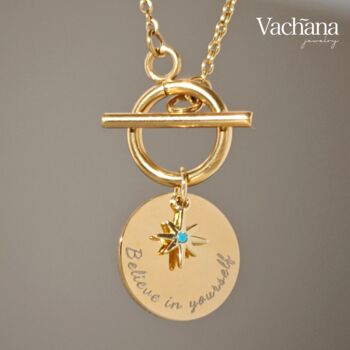 Believe In Yourself Pendant Necklace, 4 of 10
