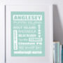 Personalised Anglesey Print, thumbnail 2 of 3