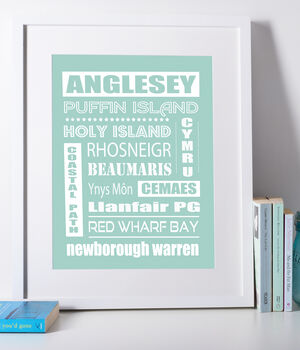 Personalised Anglesey Print, 2 of 3