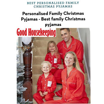 Personalised Christmas Letter To Santa Pocket Pyjamas, 8 of 12