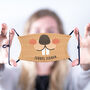 Personalised Children's Animal Face Mask With Filters, thumbnail 2 of 5