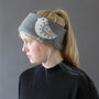 Knitted Lambswool Animal Headband, thumbnail 4 of 10