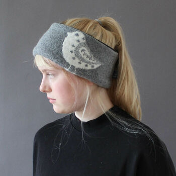 Knitted Lambswool Animal Headband, 4 of 10