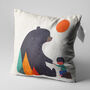 Abstract Bear And Child Cushion Cover With Multicolour, thumbnail 3 of 7