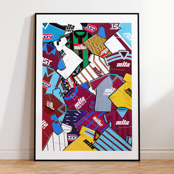 Football Shirt Mash Up Poster, 5 of 12