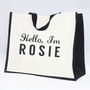 Personalised Bag 'Hello I'm…Name', thumbnail 4 of 5