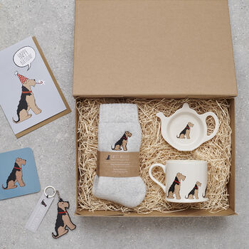 Airedale / Welsh Terrier Keyring With Personalisation Available – Gift For Dog Lovers, 5 of 11