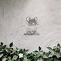 Metal Mouse Wall Art For Garden Decor And Moms Gift, thumbnail 6 of 10