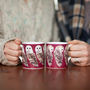 Pair Of Bone China Barn Owl Mugs, thumbnail 1 of 4