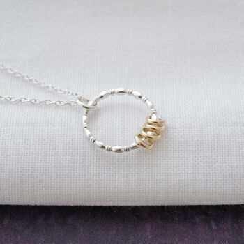 40th Gold And Silver Birthday Necklace, 8 of 11