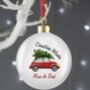 Personalised 'Driving Home For Christmas' Bauble, thumbnail 1 of 4
