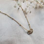 14k Gold Filled Milestone 30 40 50 60 70 80 90 Birthday Necklace, thumbnail 4 of 9