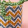 The Bargello Plant Pot Craft Kit, thumbnail 3 of 10