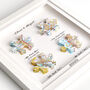 Three Personalised Jigsaw Maps Framed Print, thumbnail 7 of 12