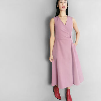 Ravello Midi Dress Blush Pink, 4 of 4