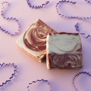 Handmade Vegan Lavender Rose Soap, 2 of 3