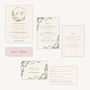 Floral Hoop Wedding Invitation, thumbnail 2 of 5