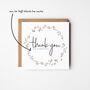 Personalised Thank You For Everything Card, thumbnail 3 of 4