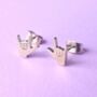 Rock On Hands Stud Earrings, thumbnail 3 of 6