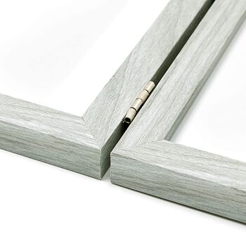 Grey Triple Picture Frames With 360° Folding Hinge, 4 of 12
