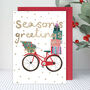 Seasons Greetings Bicycle And Gifts Eight Pack, thumbnail 2 of 2