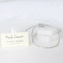 Fuck Cancer Morse Code Bracelet, thumbnail 3 of 8