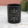 Personalised Snowflake Candle Holder, thumbnail 6 of 8