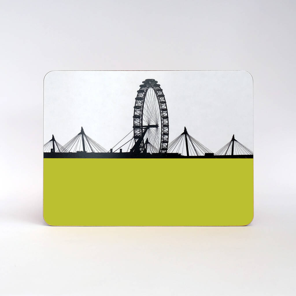 London Table Mats Set By The Art Rooms