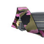 Dark Grey Leather Crossbody Bag And Pink Camo Strap, thumbnail 5 of 9