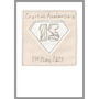 Personalised 15th Crystal Wedding Anniversary Card, thumbnail 6 of 11
