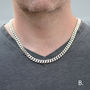 Sterling Silver Chain For Man, Curb Chain For Man, thumbnail 6 of 7