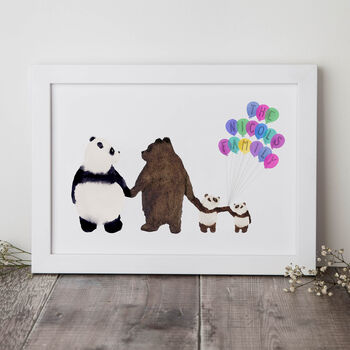 Personalised Family Of Bears Print, 2 of 5