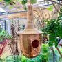 Copper Bird House With Wooden Roof Ltzaf016, thumbnail 1 of 8