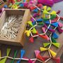 Recycled Straw And Paper Rainbow Garland, thumbnail 5 of 5