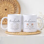 Personalised Family Name Mug Set – Polar Bear Or Penguin Family Design, thumbnail 1 of 4
