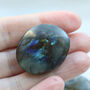 Labradorite Pocket Crystal With Gift Bag And Info Card, thumbnail 5 of 7