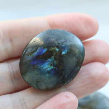 Labradorite Pocket Crystal With Gift Bag And Info Card, 5 of 7