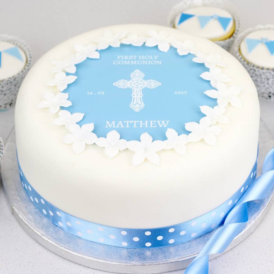 Filigree Cross Christening Or Baptism Cake Topper Kit By Clever Little