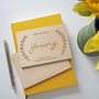 Personalised Wooden Anniversary Card, thumbnail 5 of 7