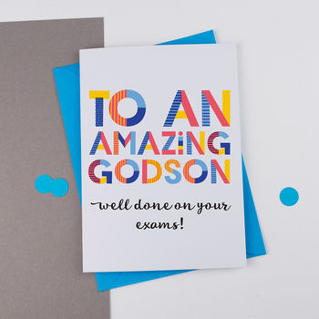 Amazing Godson Personalised Card, 2 of 2