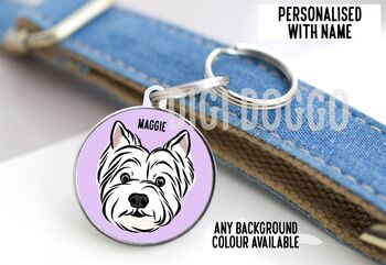 West Highland Terrier ID Tag, 3 of 5