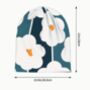 Soft Chemo Headwear Beanie Hat Bandana Cream Florals, thumbnail 10 of 12