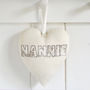 Personalised Embroidered Name Heart Gift, thumbnail 5 of 12