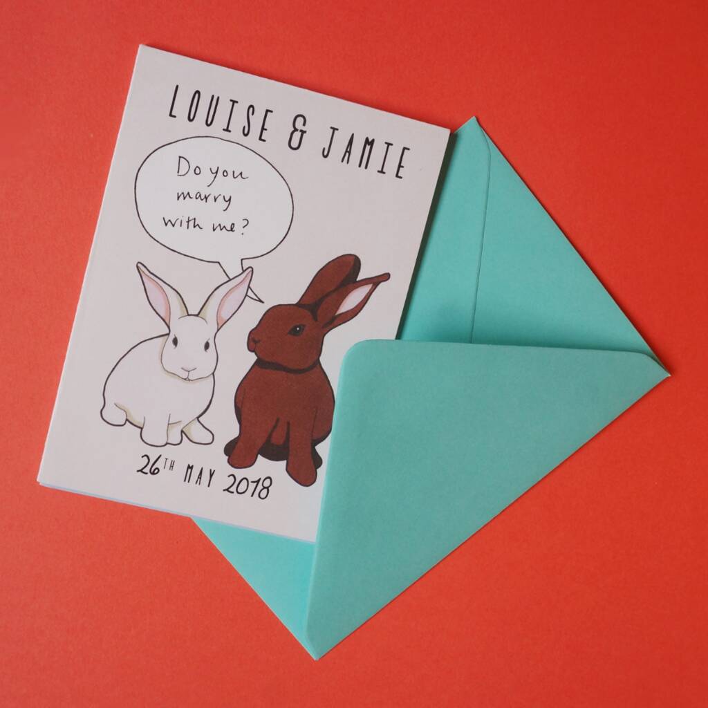 Personalised Pet Portrait Wedding Invitation By Paper Heart Stationery