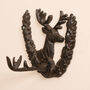Highland Stag Cast Iron Wall Key Hook, thumbnail 1 of 8