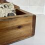 Vintage Wooden Tool Caddy | Bathroom Kitchen Storage, thumbnail 2 of 5